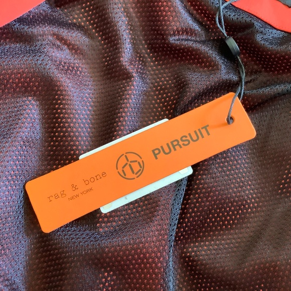 Rag & Bone Pursuit Grant Jacket Blood Orange SZ Large - Picture 15 of 16